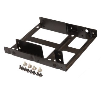 DAHSHA Dual 2.5 inch to 3.5 inch Internal Hard Disk Drive SSD/HDD Adapter Mounting Kit Bracket- 35252