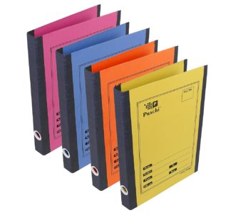 DAHSHA 4 Pack Ring Binder File 2D A4 Size Paper Cobra File Document Holder Certificates Holder- Color May Vary